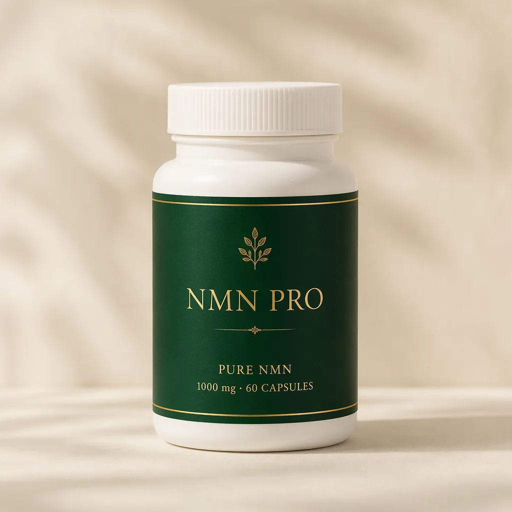 NMN Pro Pure NMN capsules jar — 1000 mg Uthever NMN per serving, 60 capsules